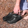thumbnail image 4 of Roxoni Mens Rubber Sport Clogs with Breathable Mesh Upper Black 13, 4 of 4