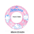 thumbnail image 3 of 1pc Hello Kitty Pattern Swimming Ring, Cartoon Inflatable Swimming Ring - Suitable For Summer Beach, Pool Party And Water Sports Training, 3 of 5