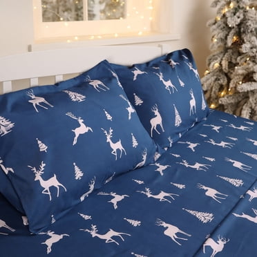 Gogreen Ensemble de Draps Très Grand 4 Pcs à Poches Profondes Convient à 16 Pouces, Microfibre Respirante Ultra Douce Ensemble de Draps Format Très Grand, Style Hôtel de Luxe Déco Maison Ensemble de Draps pour Lit Très Grand, Cadeau pour Femmes, Hommes