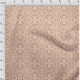 thumbnail image 4 of oneOone Rayon Orange Fabric Asian Block Floral Sewing Craft Projects Fabric Prints By Yard 56 Inch Wide, 4 of 4