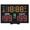 thumbnail image 1 of Electronic Basketball Scoreboard, Portable Digital Scoreboard With Remote for Multisports Indoor Outdoor US Plug, 1 of 10