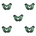 thumbnail image 3 of Decodeary Lightweight And Shockproof Skeleton Riding Gloves For Autumn Winter Breathable And Comfortable Durable Waterproof green L 5Set, 3 of 6