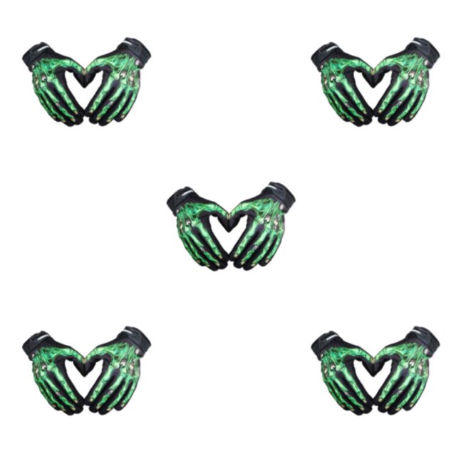 maskred Quick-drying And Windproof Autumn And Winter Gloves For Outdoor Enthusiasts green L 5Set