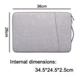 thumbnail image 5 of Laptop Sleeve Bag Compatible with Notebook, Computer, Water Repellent Protective Carrying Case with Pocket, 5 of 5