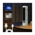 thumbnail image 3 of Portable Automatic Remote Air Conditioner, USB Personal Air Conditioner Mini Conditioner with 3-Speed Electric Fan White,1 * electric fan 1 * USB cable,White, 3 of 6