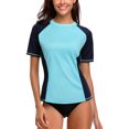 thumbnail image 1 of BeautyIn Maillot de Bain à Manches Courtes 50+ pour Femme, 1 of 6