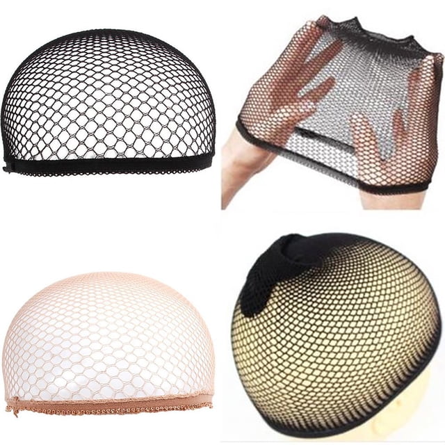 AMERTEER Stretch Cool Mesh Weaving Wig Cap Cloth Hair Nets Hairnet Snood Cosplay Model