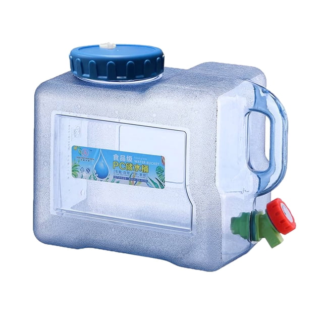 Portable Large Capacity Water with Faucet Camping 8L