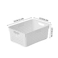 thumbnail image 3 of Yhmxh Closet Organizers and Storage Storage Basket Plastic Storage Basket Storage Basket Tabletop Miscellaneous Items Snack Storage Frame Bath Basket Vegetable Basket Kitchen Storage Box A Boxs, 3 of 9