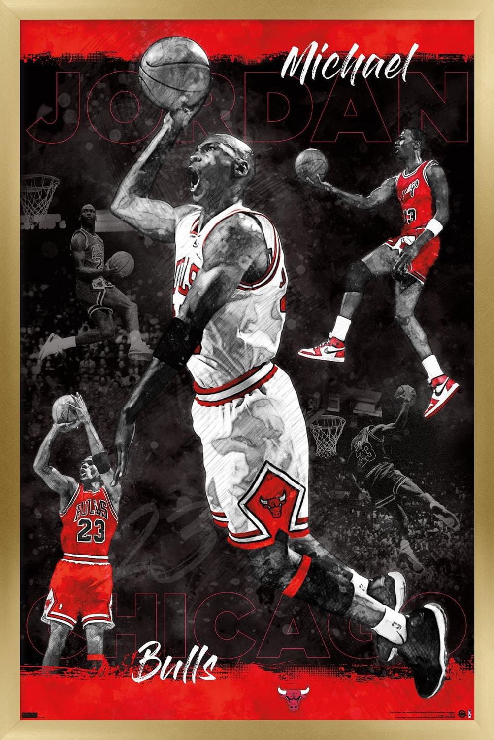 Michael Jordan - Sketch Wall Poster