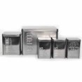 thumbnail image 1 of Barkley & Evans London Style Metallic Satin Set of 5 Metal Pet Food Storage Canisters for Dogs, 1 of 1