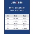 thumbnail image 3 of Jerzees Chandail Molletonné à Col Rond pour Jeunes, J Bleu Marine, Petit, 3 of 3