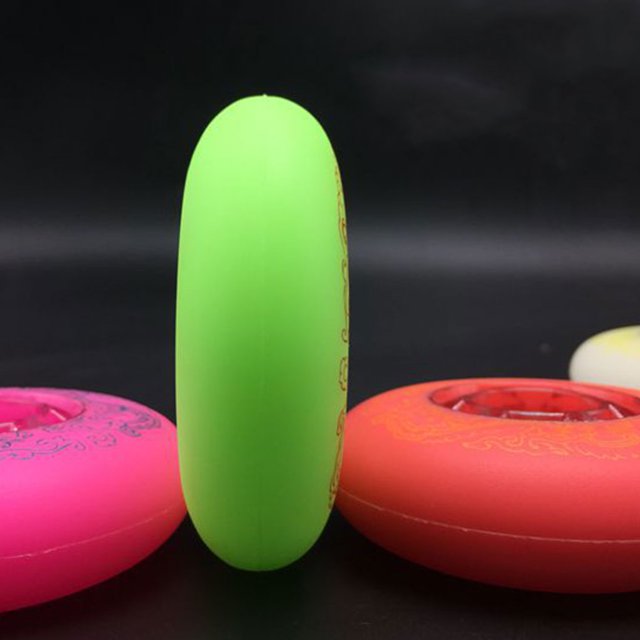 mmirethe 2pcs Multiple Colors And Specifications - Roller Skate Wheels For Enhanced Professional Braking pink 72mm 1Set