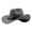 Gris, variante sur Chapeau de Cowboy pour Hommes, Chapeau pour Hommes Chapeau Tissé Classique de Cattleman pour Femmes Casquettes de Baseball de Cowboy d'Hiver pour l'Extérieur, Accessoires de Mode Automne Hiver