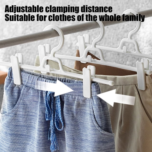 Clothes Hanger, Clothes Hanger, Clothes Clip, Home Multifunctional Wardrobe, Clothes Hanger, Pantyhose, Underwear Rack, Stacked Clothes Hanger, 5 Pieces