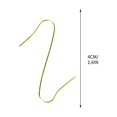 thumbnail image 3 of Bdday 200PC S-shaped Hook Christmas Tree Decoration Hook Christmas Hanging Accessories Iron Hook Multi Functional S-hook Metal Box Small Hook, 3 of 8