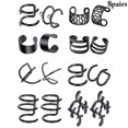 thumbnail image 3 of 8 Pairs Ear Cuff Earrings Creative Clip Cartilage Earrings Non Pierced Earrings, 3 of 10