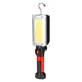 thumbnail image 1 of EGNMCR Lamps & Shades LED Work Light Outdoor Portable Magnetic Flashlight 16 Angle Adjustable Rechargeable 2 Mode Brightness Check Light With Hook And Lighting For Car Service Work Light, 1 of 7