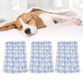 thumbnail image 4 of Couverture pour Chat, Couvertures pour Chien Double Face Chaude 3 Pcs Forme d'Éléphant Imprimé pour Maison Bleu TP, 4 of 8