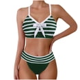 thumbnail image 2 of Cameland Women Summer Plus Size Printing Swimsuit Bikini Split Swimsuit Suit, 2 of 5