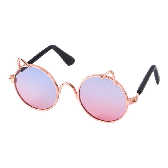 Cute Cool Pet Sunglasses Dog Cat Sunglasses Accessories Fashionable Party Cute Pet Accessories Props Gift, 8.2x7x3.5 cm, Gradient Blue