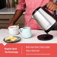 thumbnail image 2 of Black+Decker 1.7L Stainless Steel Electric Cordless Kettle, 2 of 9