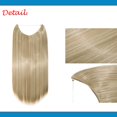 thumbnail image 3 of Synthetic Invisible Wire in Hair Extension Full Head As Natural Curly Wavy, 3 of 5