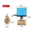thumbnail image 2 of Valve à Bille 3/4 Pouces 1 Pouces Normalement Fermée/ouverte Valve à Bille Motorisée Valve à Bille Électrique en Laiton à 2 Fils Remplacer l'Électrovanne, Pratique à Utiliser, 2 of 6