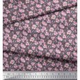 thumbnail image 2 of Soimoi Polyester Crepe Fabric Flower Artistic Printed Fabric 1 Yard 42 Inch Wide, 2 of 3
