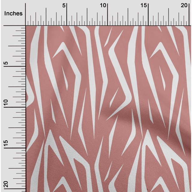 oneOone Georgette Viscose Dusty Rose Fabric Skins Animal Craft Projects Decor Fabric Printed By The Yard 42 Inch Wide