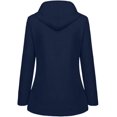 thumbnail image 3 of Women’s Waterproof, Softshell Rain Jacket, Outdoor, Breathable, Packable, Transition, Lightweight Jacket with Hood for Spring, Autumn, Hiking, Trekking, Cycling, 3 of 5