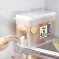 thumbnail image 4 of Large Capacity Beverage Dispenser With Durable Spigot For Refrigerator Indoor Outdoor Kitchen Use Drink Container Cooler, 4 of 9