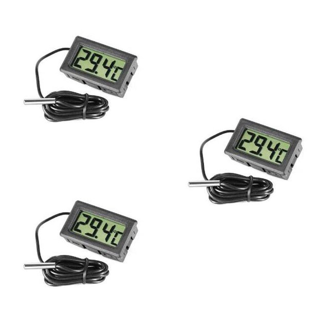 Maytalsory Probe Fridge Home Thermometers For Aquarium Refrigerator Bar Fish Tank Refrigerator Temperature Gauge 3Set