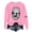 Pink, variant on Canadian Wolf Bird Women's Sweatshirt 2026 Long Sleeve Crewneck Hockey Romance Graphic Sweatshirt Womens Pullovers