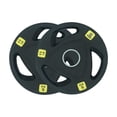 thumbnail image 3 of HAJEX Olympic Rubber Tri-Grip Plates Set 2 inch - 132LB Set - ( 11LB, 22LB, & 33LB), 3 of 5