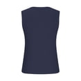 thumbnail image 4 of Yuyuzo Tank Tops for Women Sleeveless Shirts Scoop Neck Going out Tops Ribbed Knit Slim Fitted Basic Tees, 4 of 5