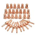 thumbnail image 4 of 40/65/85Pcs Air Plasma Cutting Tips For L-G-40 PT-31 Cutter Consumables CUT-40 CUT-50D Swirling Rings Electrode Shield Cups ,Easy to Use, 4 of 7