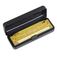 thumbnail image 1 of IRIN 10-Hole Harmonica Key of C 20-Tone Musical Gift with Storage Case for Beginner Student, 1 of 7