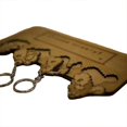 thumbnail image 4 of Jinsinto Pokemon Wooden Key Holder Wall Mounted Key Ring Holder Home Decor -, 4 of 5