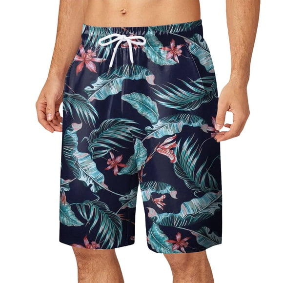 Ketyyh-chn99 Mens Running Shorts Beach Fashion Mens Swim Trunks Liner Swimming Shorts InseamBeach Sport Shorts Dark Blue,3XL