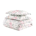 thumbnail image 4 of Martha Stewart Everyday 3-Piece Reversible Aviary Cotton Comforter Set, Pink, Double/Queen, 4 of 8