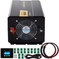 thumbnail image 1 of KFFKFF Power Inverter, 5000W Altered Wave Device, 12V DC to 110V AC Car Converter, equipped with LCD Display, Remote Access, LED Illumination, and GFCI Outlets for Recreational Vehicles, Lorries, 1 of 9