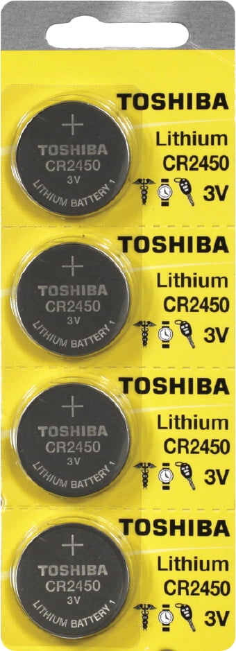 Toshiba CR2450 3 Volt Lithium Coin Battery (40 Batteries)
