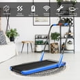 thumbnail image 3 of Gymax 2.25HP Under Desk Electric Pad Treadmill Running Machine w/ APP Navy, 3 of 10
