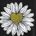 thumbnail image 5 of Hauts d'Été pour Femmes 2023 T-shirt à Manches Courtes Imprimé Petite Marguerite Col Rond Ample Blouse Pull, 5 of 5