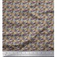 thumbnail image 1 of Soimoi Rayon Fabric Scientific Lab Equipments Education Theme Printed Craft Fabric by The Yard 56 Inch Wide, 1 of 3