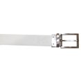 thumbnail image 3 of Greg Norman Golf Men's Reversible Textured Leather Belt, 44" Gray/White, 3 of 3