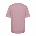 thumbnail image 4 of Timegard Short Sleeve Tops for Women Crew Neck Solid Color Comfy Casual Loose Shirts Top Basic Tee Blouse, 4 of 5