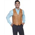 thumbnail image 1 of Scully 503-171-46 Mens Leather Wear Western Vest- Ranch Tan- Size 46, 1 of 1