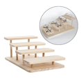 thumbnail image 4 of thinsony Wooden Sunglasses Rack Glasses Display Stand Holder Organizer Stand 4 Layers, 4 of 8